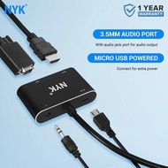 Converter VGA TO VGA + HDMI 4K 60hz 30hz HUB Multi Function NYK F5