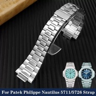 Watch Accessories Band for Patek Philippe Nautilus 5711/5726 Fine steel Strap male convex stainless 