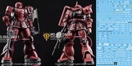 高達模型水貼 HG RG 1/144 GTO 馬沙專用 渣古1 MS-05S ZAKU I 渣古2 MS-06S ZAKU II 自護 SD bb戰士也可用 MSV Robot魂 PB 魂限 UC00