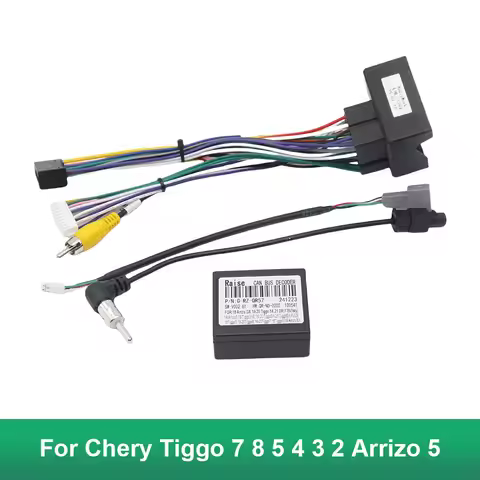 Wiring Harness CANBus Decoder for Chery Tiggo 7 8 5 4 3 2 Arrizo 5 16 Pin Plug to Quad Lock Car Andr