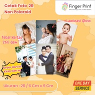 2R Photo Printing Size 6x9cm | Full Image, Premium Glossy Paper | Not Polaroid | Finger Print