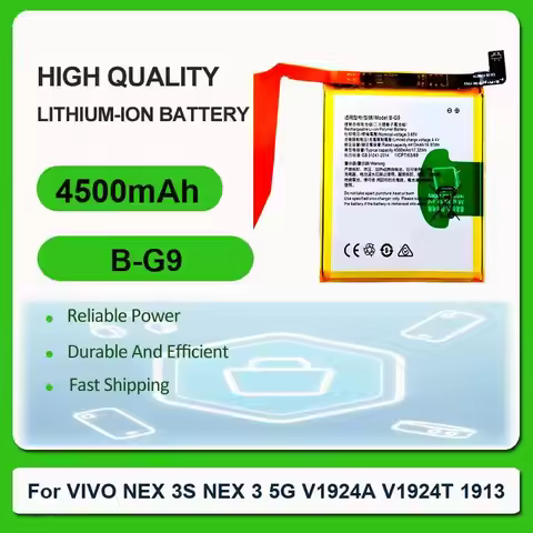 Battery For VIVO NEX 3S 3 5G V1924A V1924T 1913 iQOO 8 Pro X27 128G V21 S9 X60 Y35 Plus Y35+ Y27 Z6 