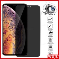 Anti-Spy Privacy Tempered Glass Screen Protector Compatible For iPhone 11 12 13 14 15 Pro Max XS Max XR X 7 8 Plus SE Full Cover Anti Spy Privacy Tempered Glass Screen protector