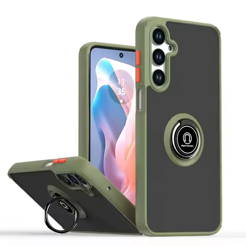 Skin Feel Magnetic Car Mount Case for Samsung S25 Ultra S24 FE S23 PLUS S22 A16 A06 Silicone Hard Ac