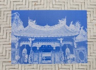 藍晒台灣建築系列 - 龍山寺