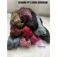 Benang PP 2.5mm 200gram READY STOCK