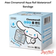 Atex Cinnamoroll Aqua Roll Waterproof Bandage | Cut-to-Fit PU Film | 5cm x 3m Roll Type