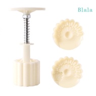 Blala Mooncake Stamps Flower Shape Mooncake Moulds Mung Bean Cake Molds Mooncake Cutters Plastic Pastry Decoration Tools