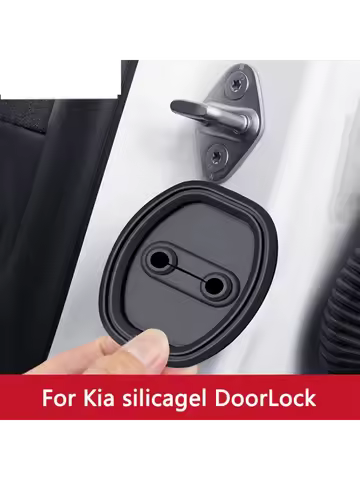 Car Door Mute Damping Cushion Silicone Car Door Lock Buckle Cover For Kia Sedona K5 PHEV KX5 K3 EV K
