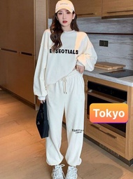 SÉT ĐỒ BỘ NAM NỮ HOODIE SWEATER NAM NỮ ESSENTIALS CHẤT THUN NỈ DÀY DA CÁ CHỐNG LẠNH NẮNG NÓNG ĐÔNG H