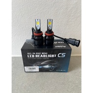 LED Headlight Bulb C5 H11 2Pcs 12V/25W/6500K