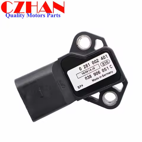 New 3 Bar MAP Boost Manifold Air Pressure Sensor For VAG VW AUDI SEAT SKODA 0281002401 038906051C 10