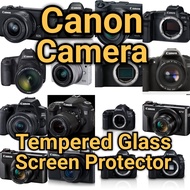 Canon Camera Tempered Glass Screen Protector R5 Mark II R8 R50 R100 R1 R6 II 600D 5DS 5DRS 6D G7X II G9X R RP SX170