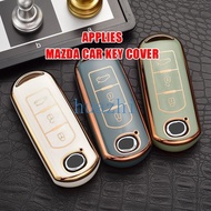 Applies Mazda car key cover Tpu Pc Car Key Cover Case Fit.For Mazda 2 3 5 6 2017 Cx-4 Cx-5 Cx-7 Cx-9 Cx-3 Cx 5 2-button smart accessories