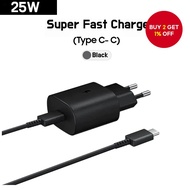25w Super Fast Charger And Type C to Type C Cable  For Samsung