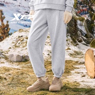 XTEP Women Knitted Plush Sweatpants Casual Cuffed Sports Pants