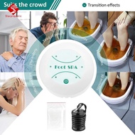 [Sharprepublic] Riverr Portable Ionic Detox Foot Bath Machine, Ionic Detox Foot Spa Cleanse for