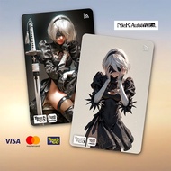 YORHA NO. 2 TYPE B 2B TNG - TOUCH N GO STICKER SPIDERMAN CARD / ATM CARD STICKER COVER, TNG CARD, AT