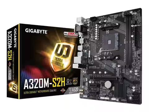 Gigabyte GA A320M S2H Original NEW Motherboard AMD Socket LGA 1151 DDR4 USB3.0 SATA3.0 VGA+DVI+HDMI