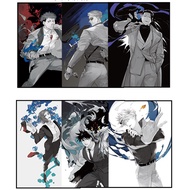 Paper paintings, Jujutsu Kaisen hologram postcards, A6 size