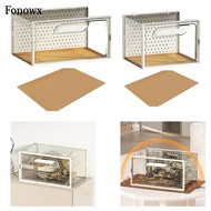 [AbabixaMY] Reptile Terrarium Reptile Feeding Box Portable Habitat Case Professional Animal Habitat 
