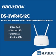 HIKVISION DS-3WR4G12C AC1200 4G LTE CAT4 DUAL BAND 2.4GHZ/5GHZ WIRELESS ROUTER