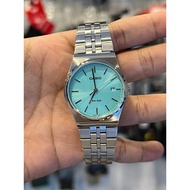 ORIGINAL CASIO Turquoise Dial Stainless-Steel Watch MTP-B145D-2A1 / CASIO MTP-B145D-2A1