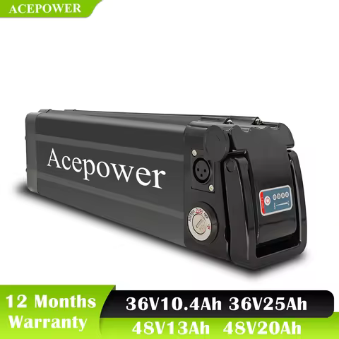 For SNAPCYCLE Electric Bicycle Battery 36V 10.4Ah 25Ah 48V 10.4Ah 20Ah 36V 48V Silver Fish Battery f