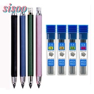SISOO Mechanical Pencil 5.6mm 2B/4B/6B/8B Pencil Refill Stationery Comics Design Writing Art Paintin