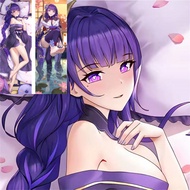 Genshin Impact Dakimakura Anime Inazuma Raiden Shogun Baal Pillowcase Bedding Pillow Customize Pillo