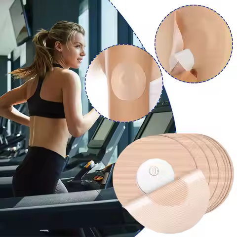 Blood glucose meter sensors Libre 2/3, Waterproof Patches, Hypoallergenic & Latex-Free No Glue in Ce