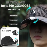 TELESIN Baseball Magnetic Hat Clip Mount Baseball Cap Clamp Quick Release Mount for Insta360 Go Ultr