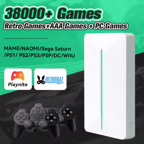 Playnite&Retrobat 500GB HDD Hard Drive Disk For Sega Saturn/PS3/PS2/PS1/PSP/DC/WiiU/MAME With 38000+