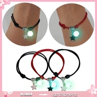 YOIOI 3 Pcs set Luminous Beads Bracelet Hand-woven Love Star Moon Cat Sisters Bracelet