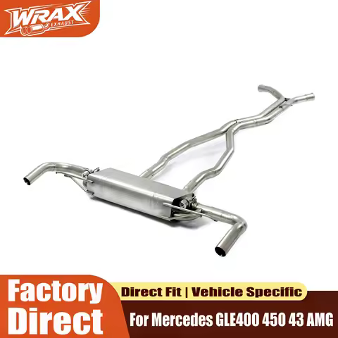 Catback for Mercedes GLE400 450 GLE43 AMG Exhaust Remote Valve One-Click Switch Deep Sport Sound Bol