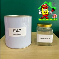 ( 1L ) Nippon Paint EA7 Finish Floor paint (Self Packed) Cat Epoxy Cat Lantai 1L - 1 Liter