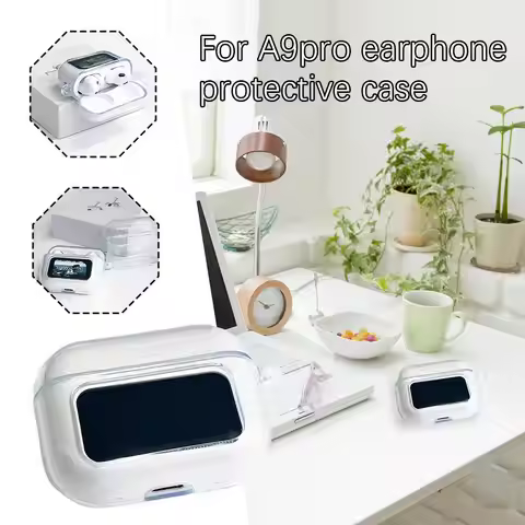 For A9pro Earphone Protective Case Dust-proof Anti Scratch Bluetooth Earbud Cover Headphone Accessor