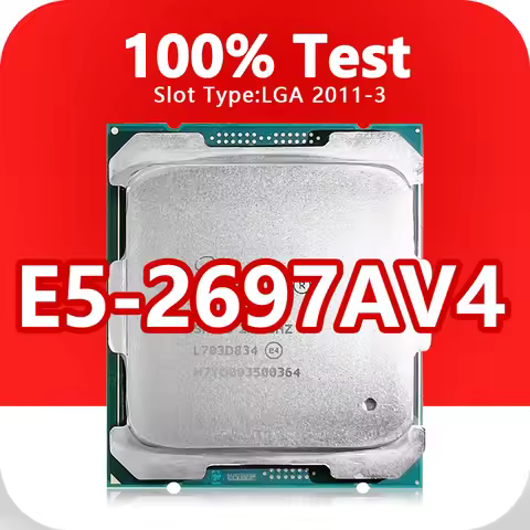 Xeon E5-2697AV4 CPU 14nm 16 Cores 32 Threads 2.6GHz 40MB 145W processor LGA2011-3 for X99 motherboar