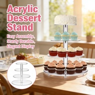 Dessert Stand Cupcake Stand Food Display Stand 3/4Tier Acrylic Cake Stand