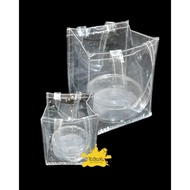 Clear Mica Plastic Bag 15 x 13 x 18cm