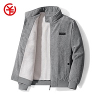 YGTOF Male Casual Solid Fashion Autumn Men Jackets Vintage Warm Parka Coats High Quality Winter Jack