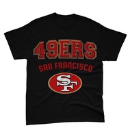 NFL Team Crew Neck T-Shirt | NFL | 49ers, Ravens, Detroit Lions | Casual | Unisex | Trendy