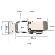 Magnesium News M138Stainless Steel Buckle Luggage Lock Universal Small Hardware Bag Accessories Nick