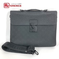 LOUIS VUITTONRFIC Monogram Taurillon S-Lock 公事包 手提包