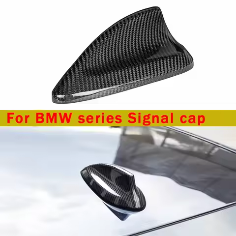 For BMW 3 4 5 6 7 serie F34 G20 G22 G30 G32 G11 G12 Carbon fiber antenna cover shark fin signal cove