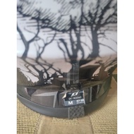 JPX cross white blue helmet