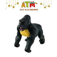 Gorilla Bush World Toy | Gorilla Animal Figure | Educational Animal Toys for Children | Plastic Gori