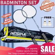 YONEX Badminton Racket Set 2PCS Beginners Professional Training Durable Ultra Light Badminton Racket