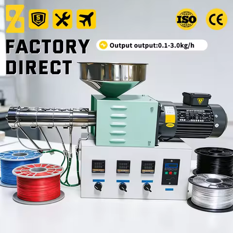 CT30 Twin-Screw Extruder Machine Laboratory Plastic Mixing Granulator Desktop 3KG/H Mini Extrusion M