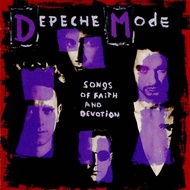 LP Depeche Mode - Songs Of Faith And Devotion USA IMPORT VINYL RECORD Piring Hitam Rekod